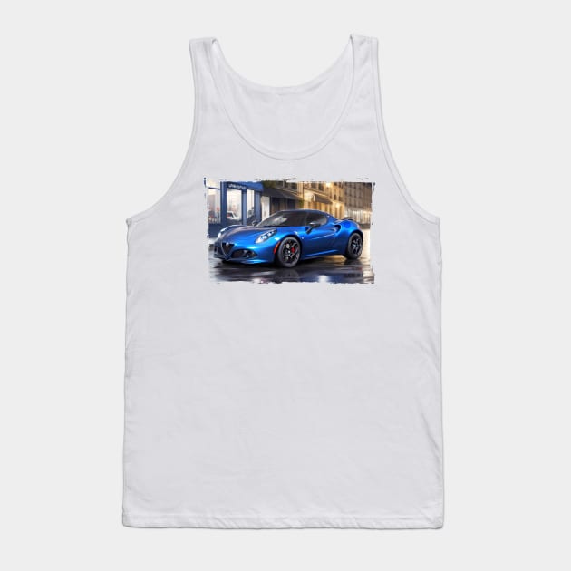 Alfa Romeo 4C Tank Top by DeVerviers